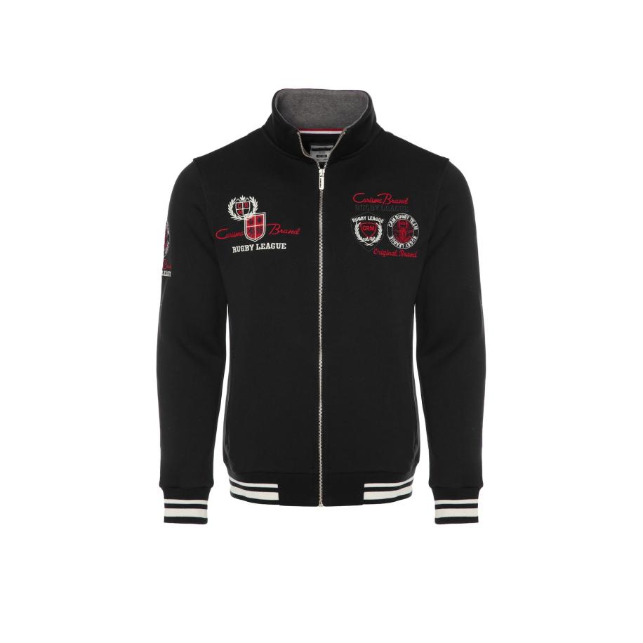 Carisma CARISMA Sweatvest kersrood / zwart / wit -