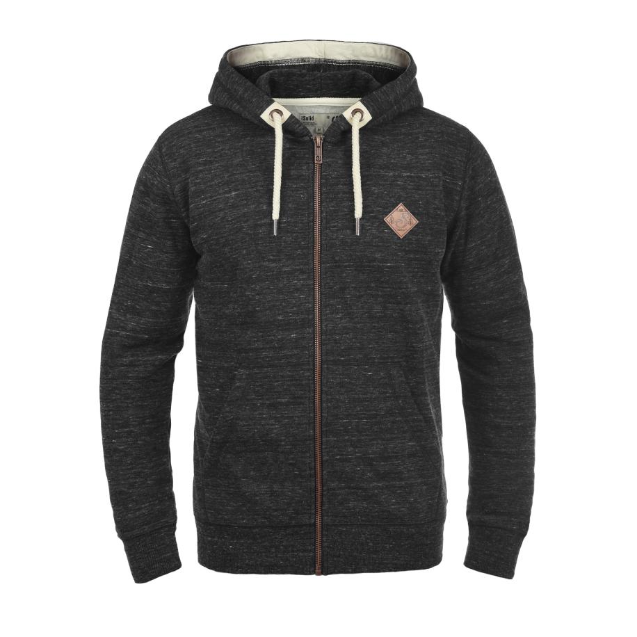 Solid !Solid Sweatvest Craig zwart -