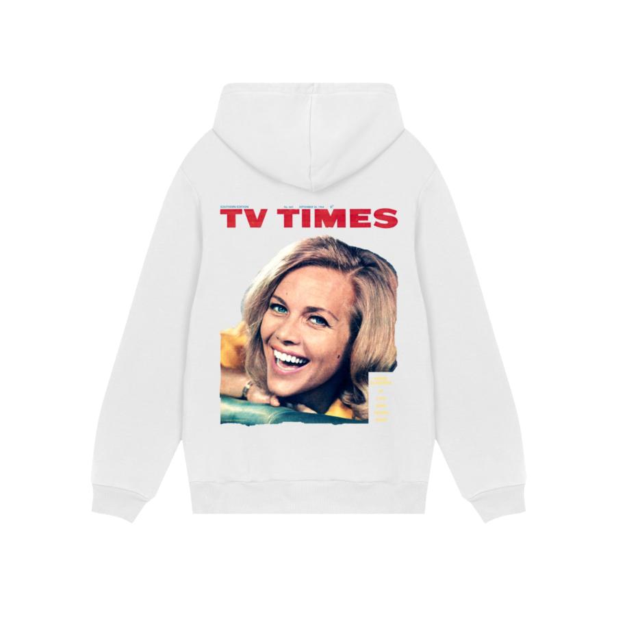 F4NT4STIC F4NT4STIC Sweatshirt TV Times Honor Blackman 1964 Cover gemengde kleuren / wit -