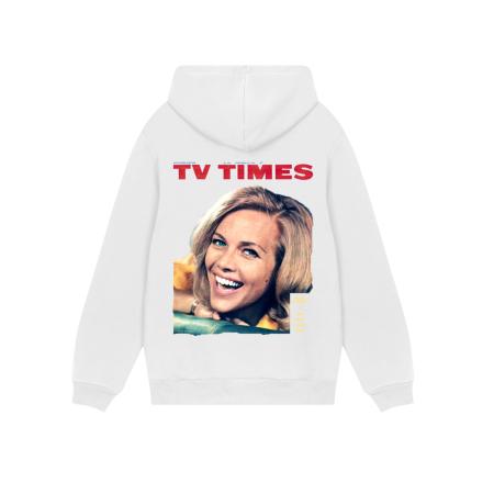 F4NT4STIC F4NT4STIC Sweatshirt TV Times Honor Blackman 1964 Cover gemengde kleuren / wit