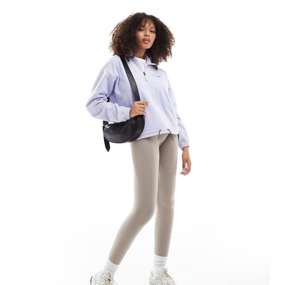Columbia Brushy Bay Fleece met korte rits in 'snowdrift' lila-Paars Paars