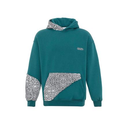 VAMOS CLO VAMOS CLO Sweatshirt smaragd / zilver