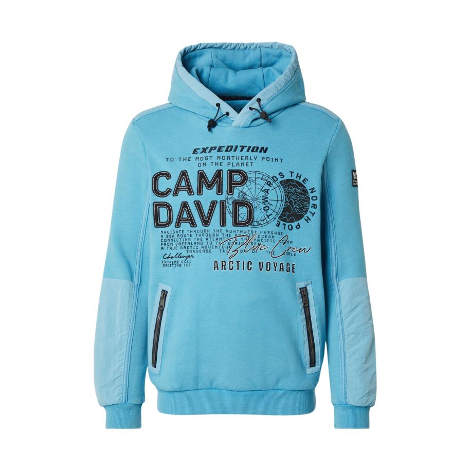 Camp David CAMP DAVID Sweatshirt azuur / zwart / wit -