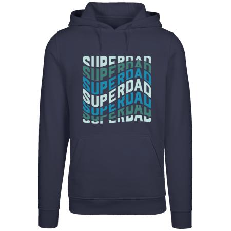 F4NT4STIC Sweatshirt Super Dad Retro Trend Vatertags Design für Papas nachtblauw / gemengde kleuren