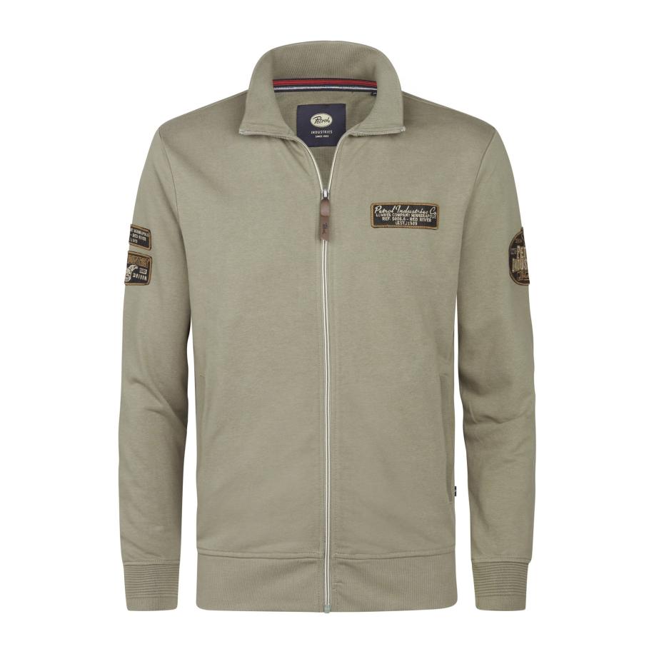 Petrol Industries Petrol Industries Sweatshirt bruin / kaki / zwart -