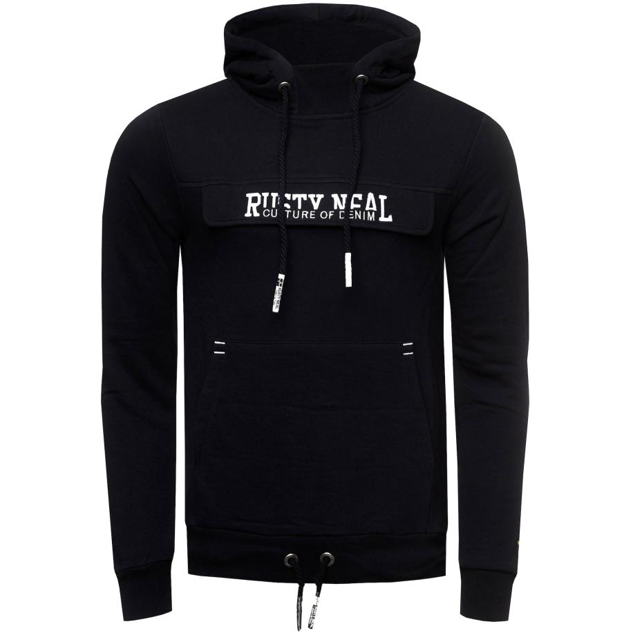Rusty Neal Rusty Neal Sweatshirt nachtblauw / wit -