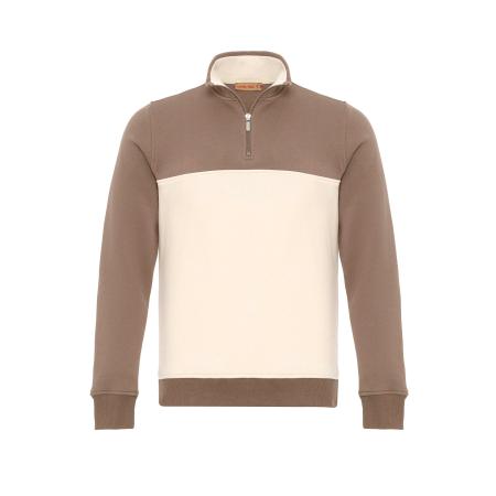 Cool Hill Cool Hill Sweatshirt crème / bruin