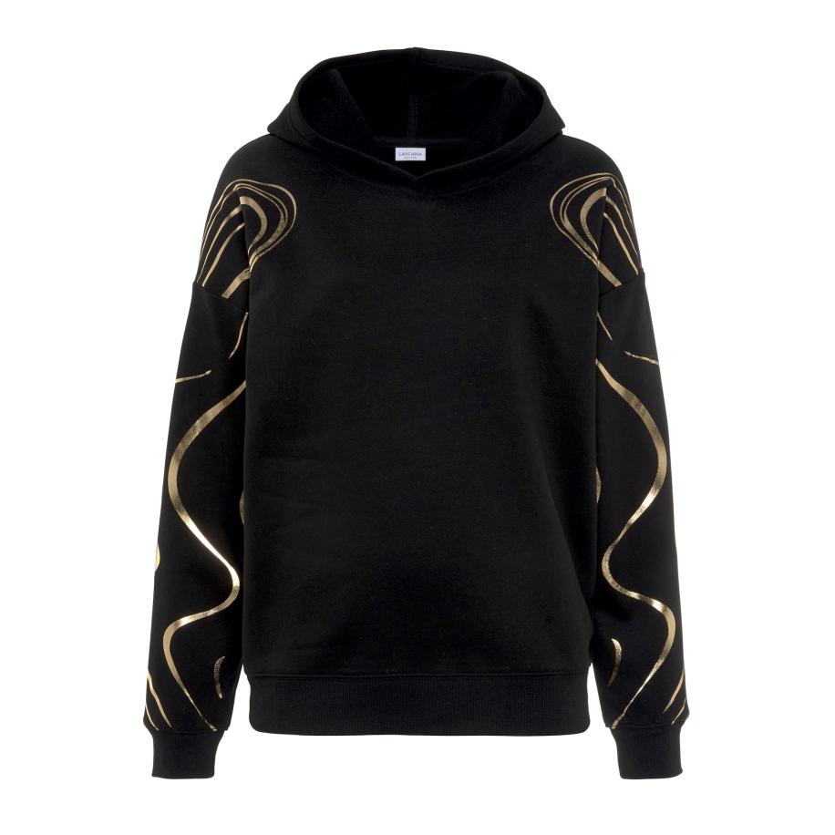 Lascana LASCANA ACTIVE Sweatshirt goud / zwart -