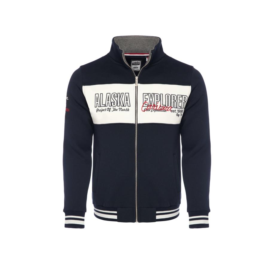 Carisma CARISMA Sweatvest donkerblauw / kersrood / wit -