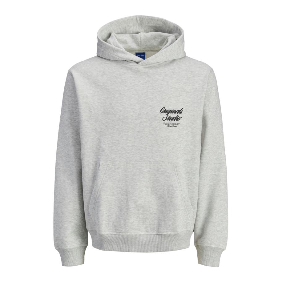 JACK & JONES Sweatshirt JORNorrebro zwart / wit gemêleerd Wit