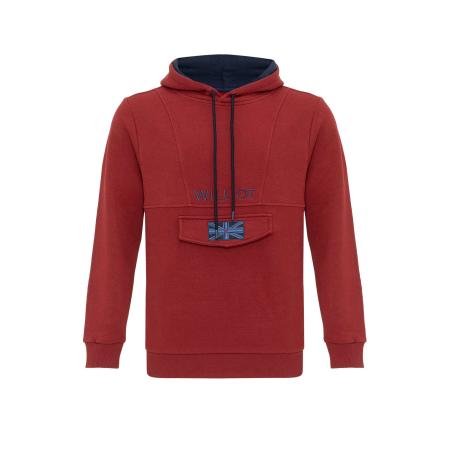 Williot Williot Sweatshirt navy / bordeaux
