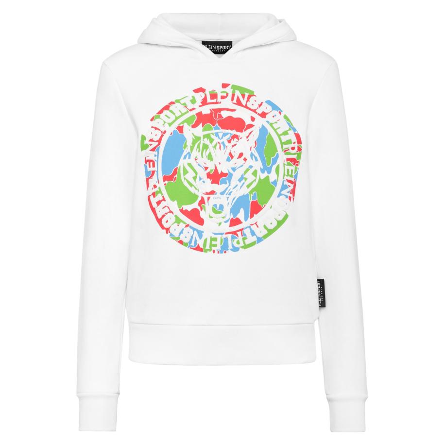 Plein Sport Plein Sport Sweatshirt Carbon Tiger zwart / wit -
