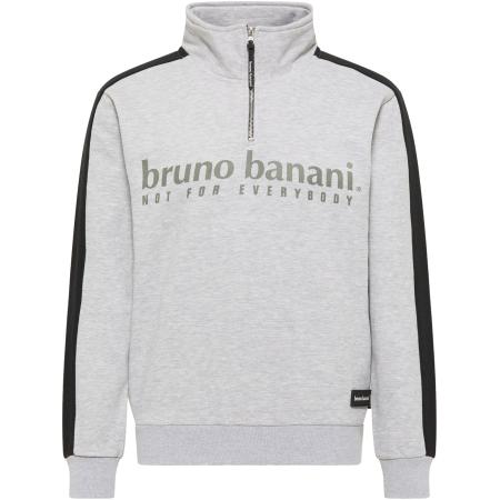 Bruno Banani Bruno Banani Sweatshirt ANTHONY grijs gemêleerd / olijfgroen / zwart