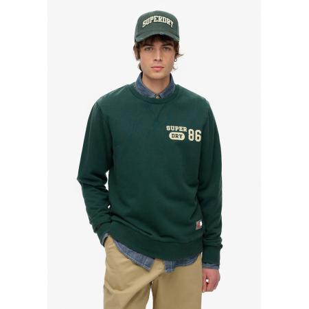 Superdry Superdry Sweatshirt beige / donkergroen