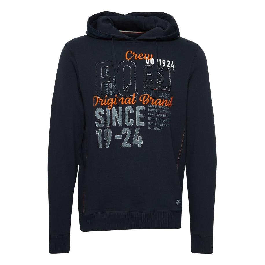 FQ1924 FQ1924 Sweatshirt Erik blauw / grijs / oranje / wit -