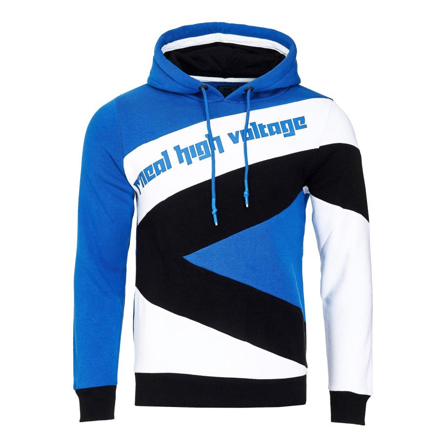 Rusty Neal Rusty Neal Trui blauw / zwart / wit -