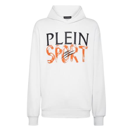 Plein Sport Plein Sport Sweatshirt lichtoranje / zwart / wit