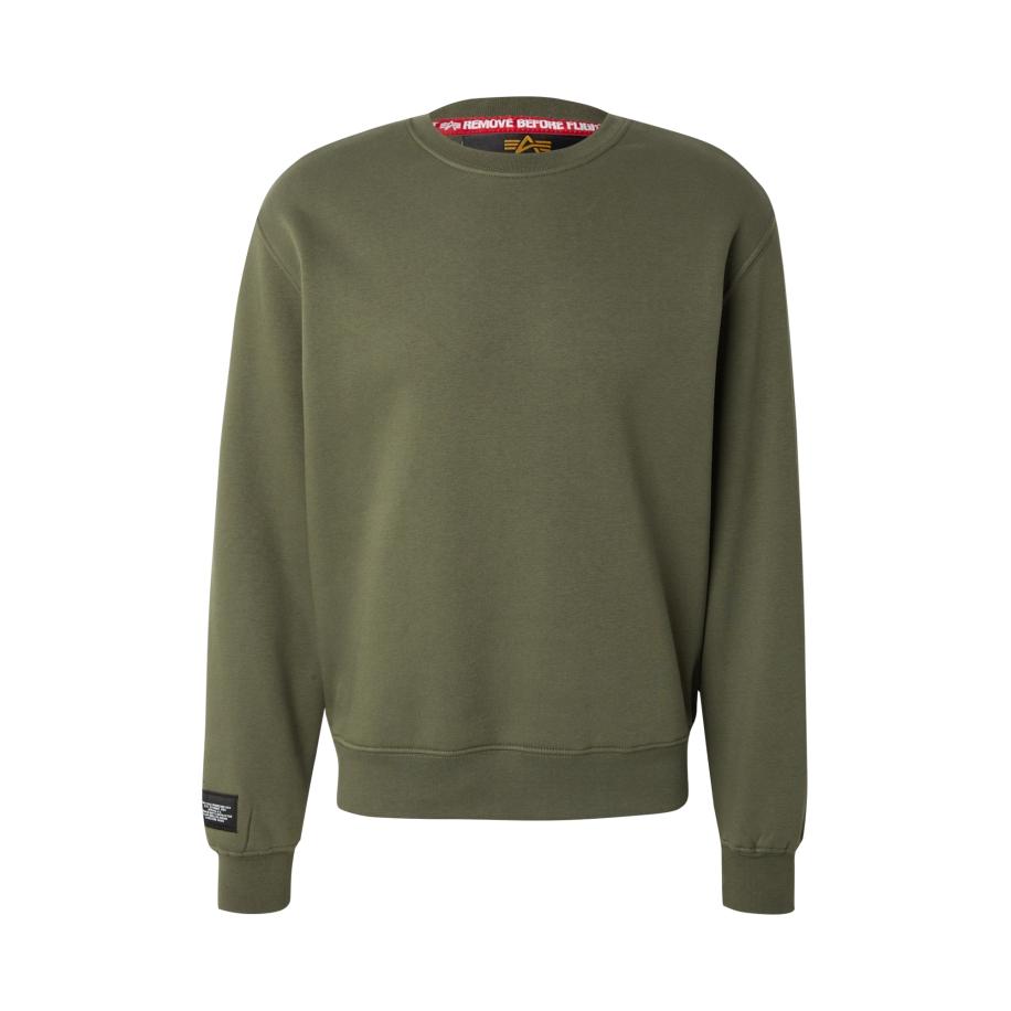 Alpha Industries ALPHA INDUSTRIES Sweatshirt kaki / offwhite -