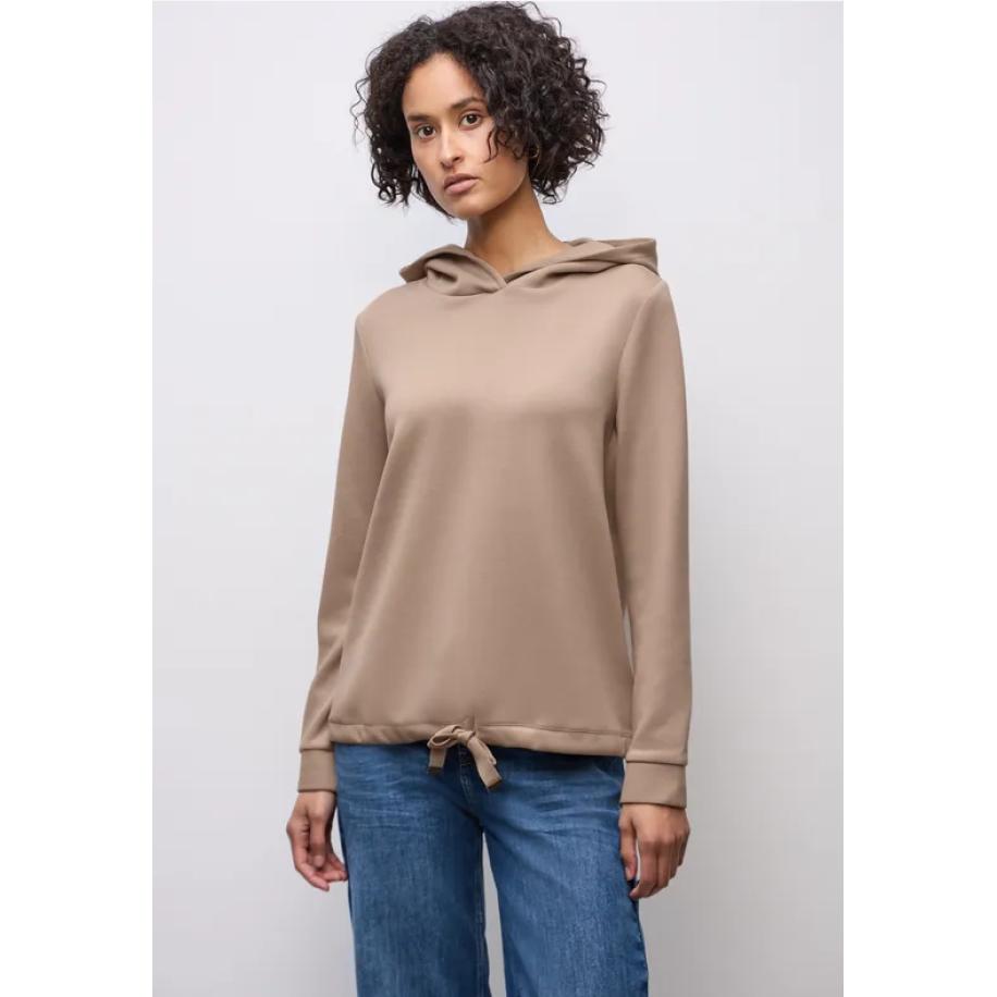 Street One Cupro Sweat Hoodie Bruin