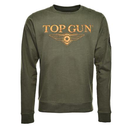 TOP GUN Sweatshirt 20213005 groen / gemengde kleuren