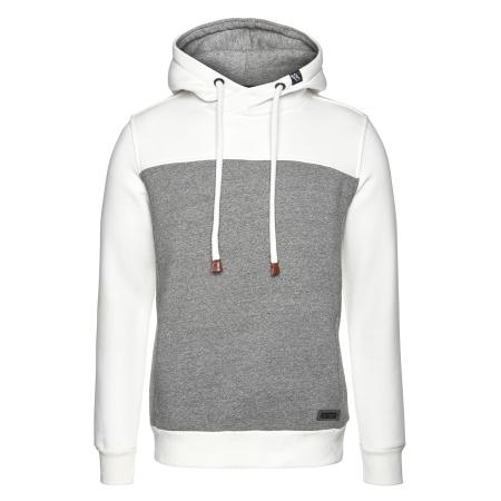Cipo & Baxx CIPO & BAXX Sweatshirt grijs gemêleerd / wit