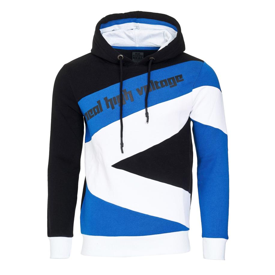 Rusty Neal Rusty Neal Trui blauw / zwart / wit -