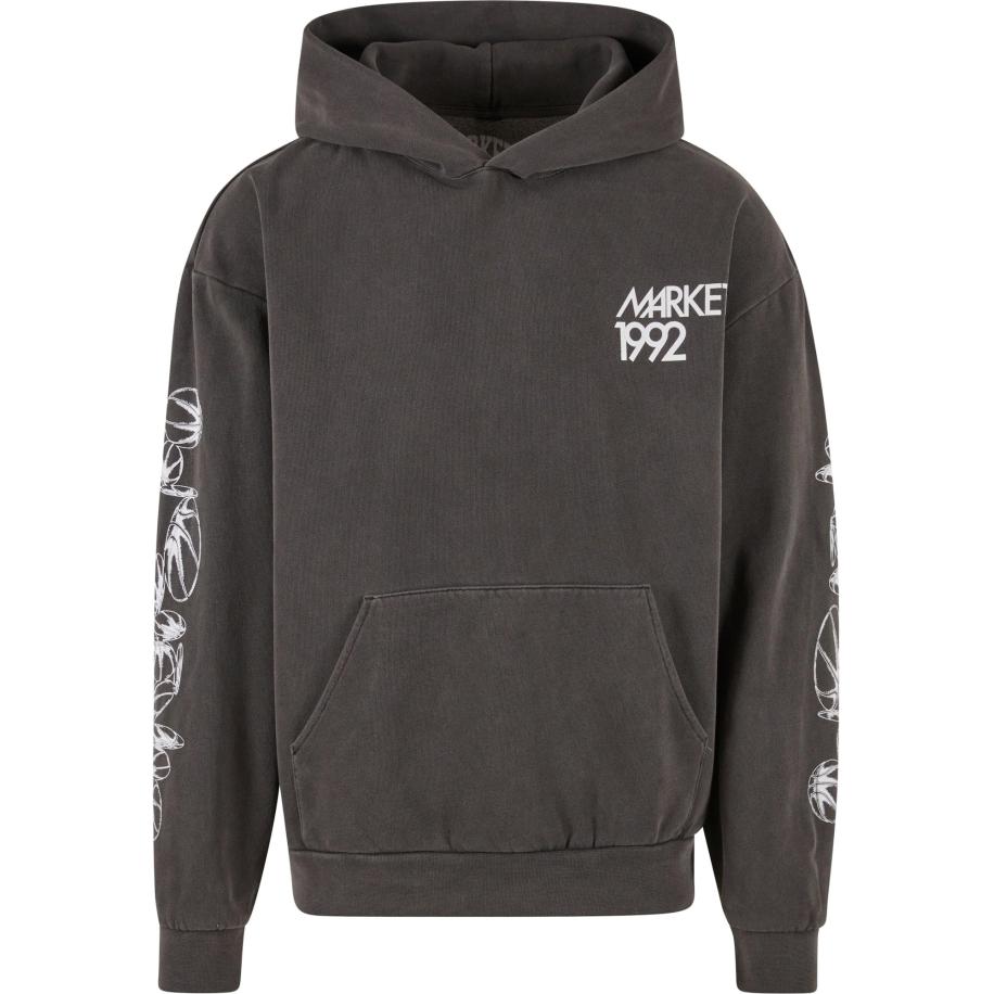 MARKET Sweatshirt 1992 zwart / wit Zwart