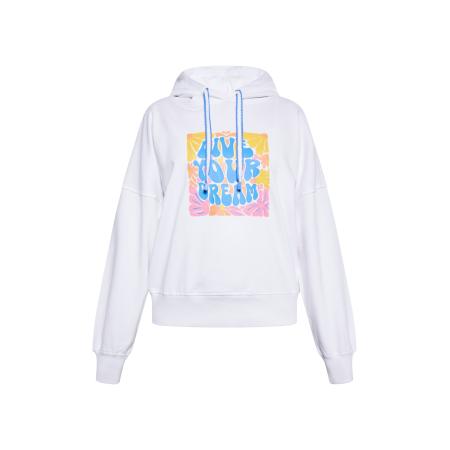 IZIA IZIA Sweatshirt azuur / geel / rosa / wit