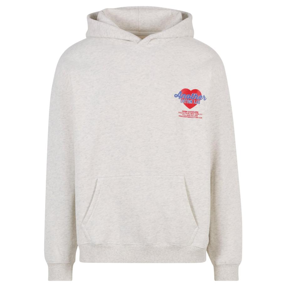 Another Cotton Lab Another Cotton Lab Sweatshirt Late Delivery blauw / grijs gemêleerd / rood -