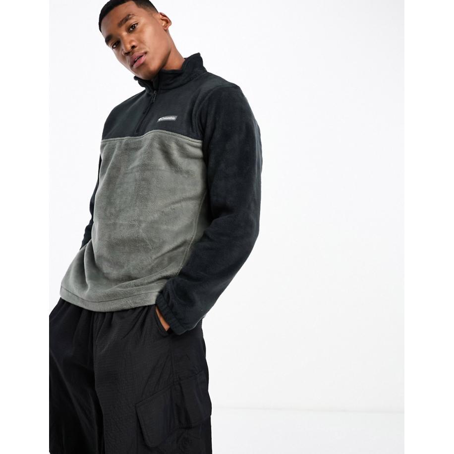 Columbia - Steens Mountain - Fleece met korte rits in grijs Grijs