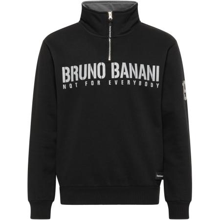 Bruno Banani Bruno Banani Sweatshirt Andrews zwart / wit