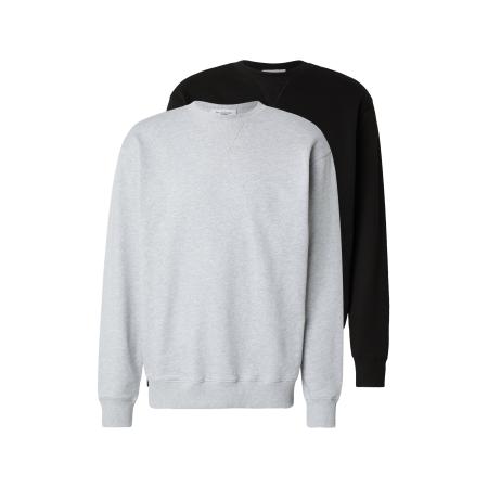 TRAPP TRAPP Sweatshirt lichtgrijs / zwart