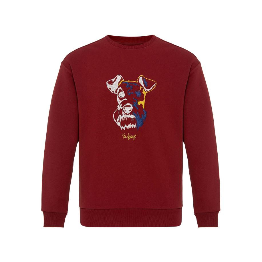 Williot Williot Sweatshirt gemengde kleuren / bordeaux -