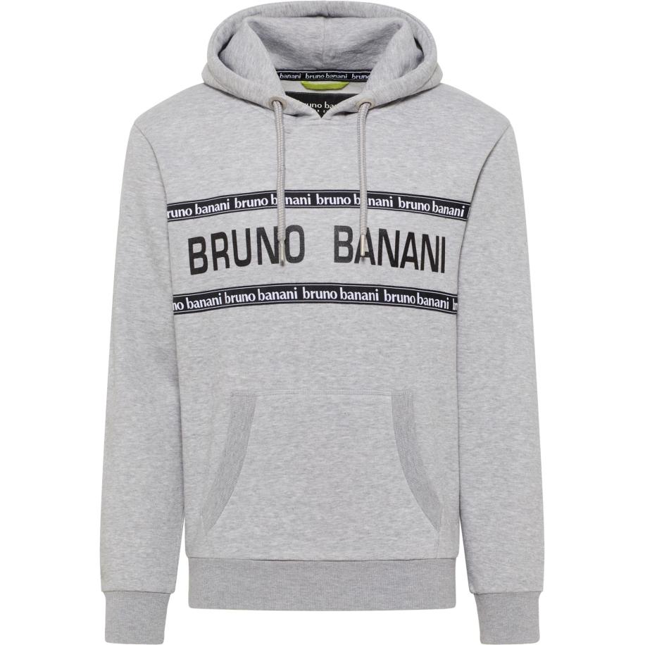 Bruno Banani Bruno Banani Sweatshirt lichtgrijs / zwart / wit -