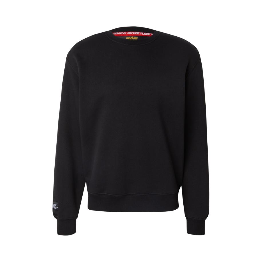 Alpha Industries ALPHA INDUSTRIES Sweatshirt zwart / wit -