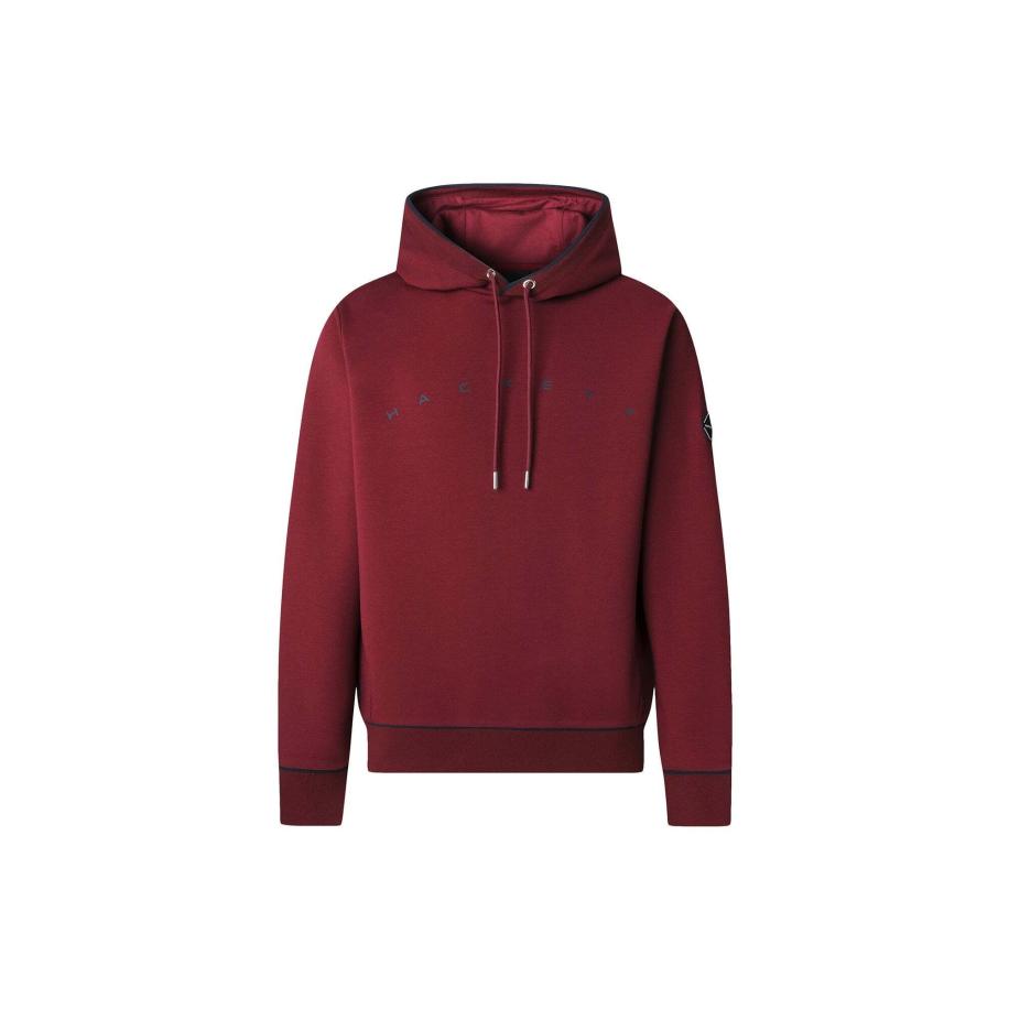 Hackett London Hackett London Sweatshirt Club Hdy bordeaux / zwart -