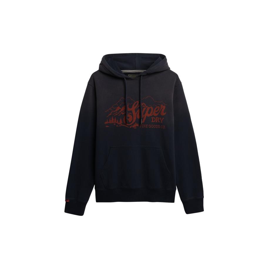 Superdry Sweatshirt navy / rood Blauw
