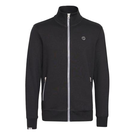 !Solid Sweatvest BennTrack zwart / wit