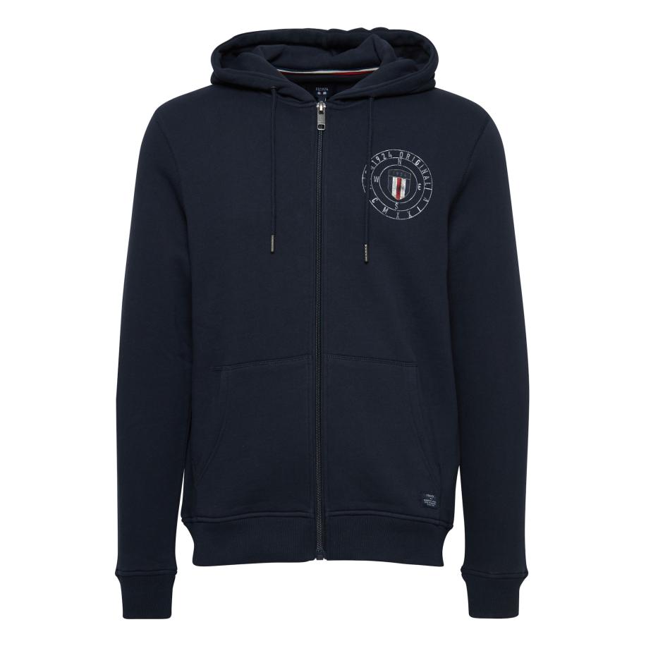 FQ1924 FQ1924 Sweatvest Fqbirger blauw / wit -