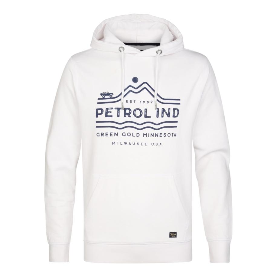 Petrol Industries Petrol Industries Sweatvest blauw / wit -