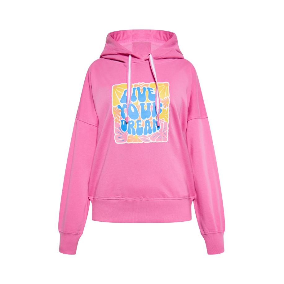 IZIA IZIA Sweatshirt azuur / geel / pitaja roze / wit -