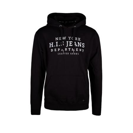 H.I.S H.I.S Sweatshirt zwart / wit
