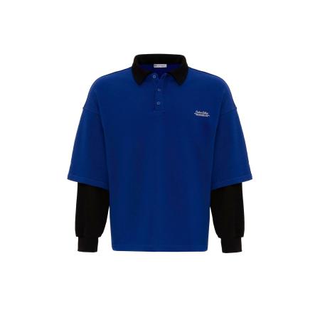 Dandalo Dandalo Sweatshirt royal blue/koningsblauw / zwart