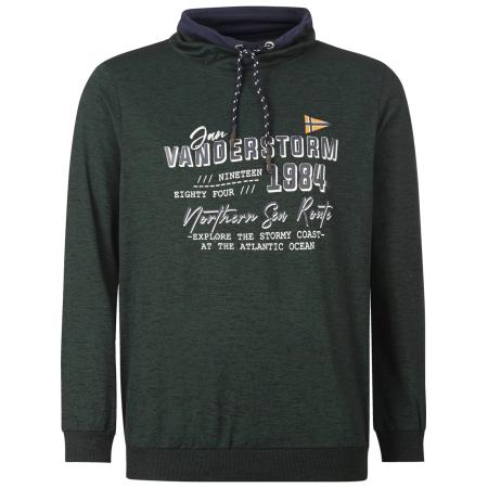jan vanderstorm Jan Vanderstorm Sweatshirt Sverre donkergroen
