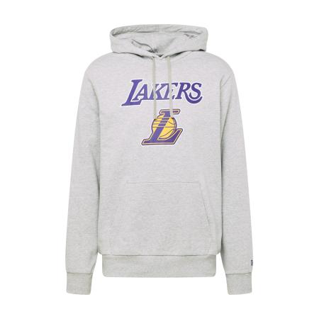 NEW ERA Sweatshirt grijs gemêleerd / donkerlila / oranje / wit