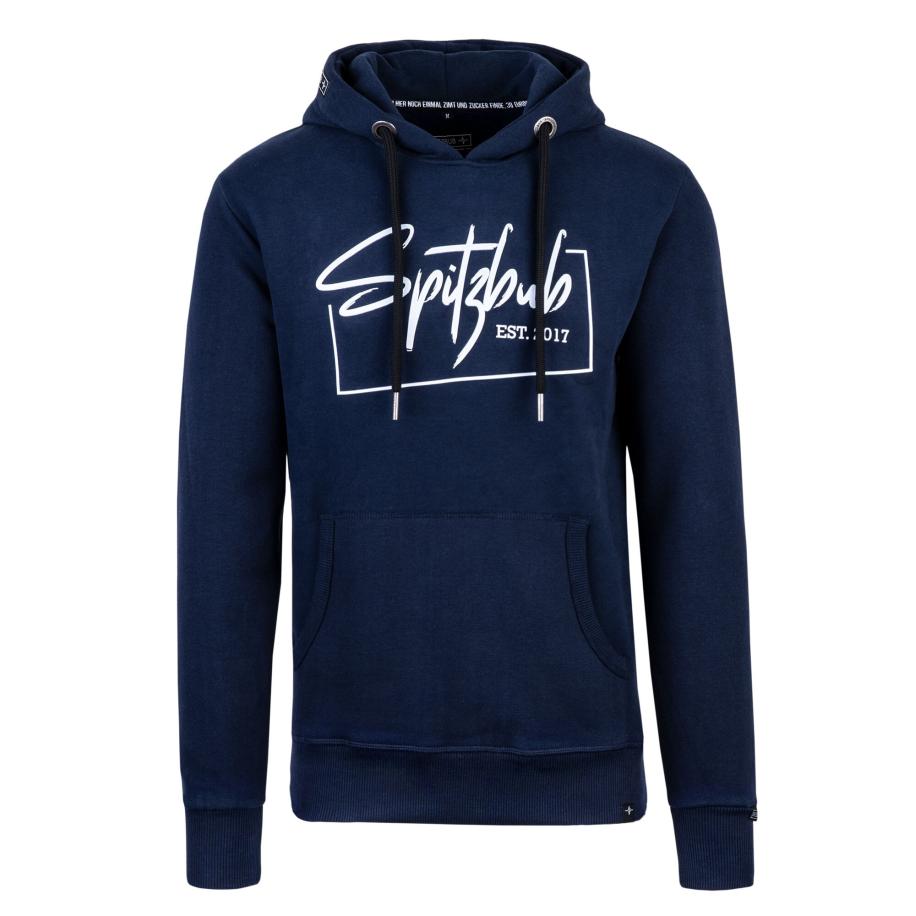 SPITZBUB Sweatshirt blauw / wit Blauw