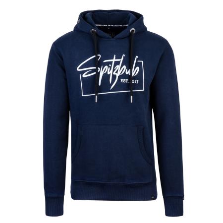 SPITZBUB Sweatshirt blauw / wit