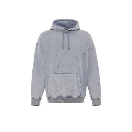 VAMOS CLO VAMOS CLO Sweatshirt lichtgrijs / zwart