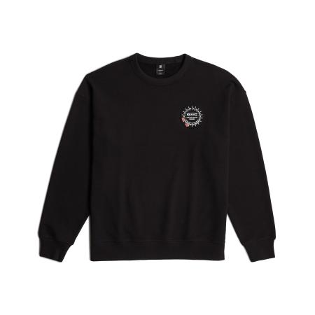 G-Star RAW G-STAR Sweatshirt Gauge zwart / wit
