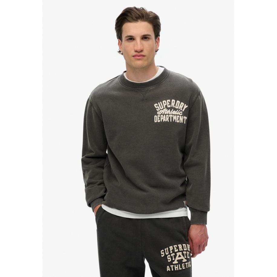 Superdry Superdry Sweatshirt zwart / wit -